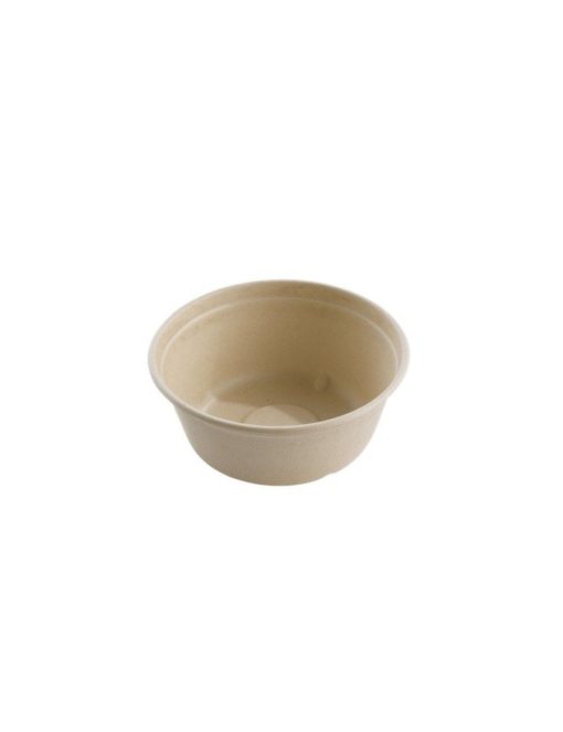 Sugar cane bowl 500ml/15cm Ø/6cm high brown