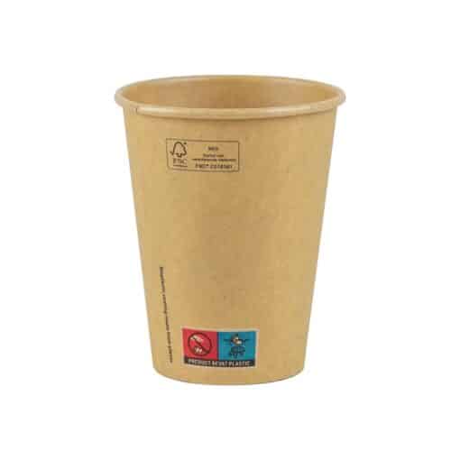 Kraft PLA coffee mug 12oz 360ml 90mm Ø SUP