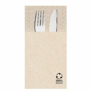 Pochette recycled napkin 40x40cm 1/8 fold 2-ply