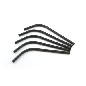 Pliage paille papier (FSC®) noir Ø 8 mm 21cm