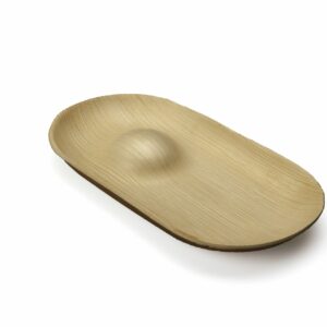 Palm plate oval with hill 220 x 120