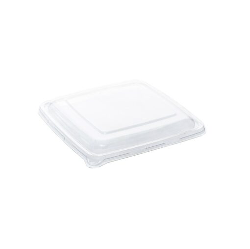 RPET lid square for sugar cane menu box