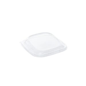 RPET lid for box square 750ml, angled