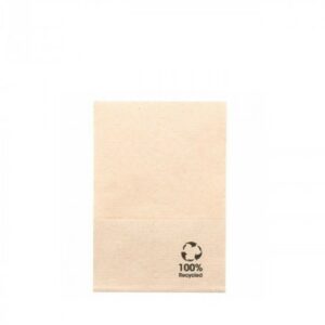 Napkin recycled unbleached 17x17cm 1-ply mini