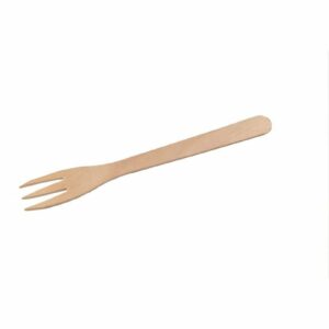 FSC® wooden snack fork 175mm 3-tooth