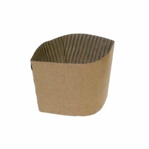 Kraft sleeve for 2dl cup