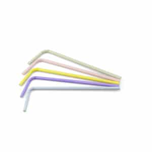 Bending straw paper (FSC®) pastel ass. ø 6 mm 24 cm