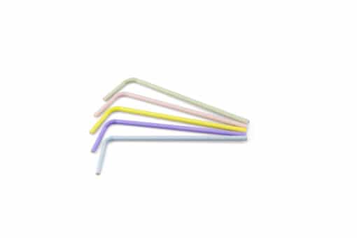 Bending straw paper (FSC®) pastel ass. ø 6 mm 24 cm