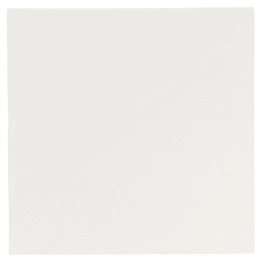 Servet wit 20x20cm ¼ vouw double point