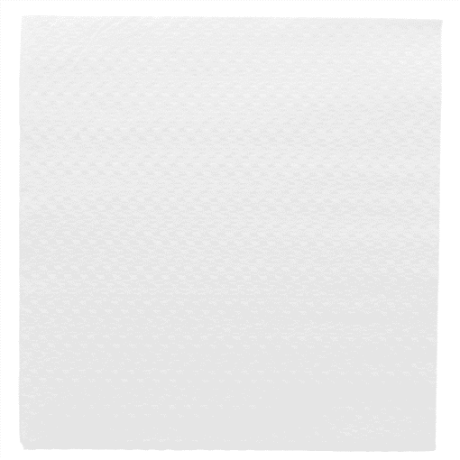 Serviette blanche 33x33cm pli ¼ 1 épaisseur