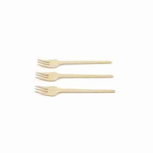 Fork with cutting edge bamboo 170 mm