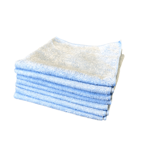 Microfibre cloth washable basic blue 40×40 cm