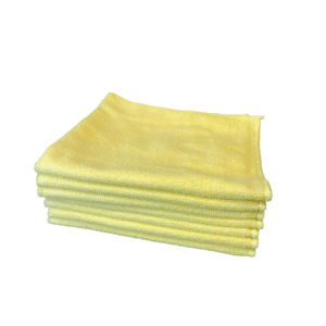 Microvezeldoek wasbaar basic geel 40×40 cm