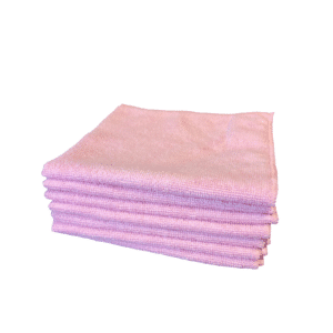 Microfibre cloth washable basic pink 40×40 cm