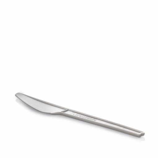 Couteau CPLA réutilisable blanc 16 cm