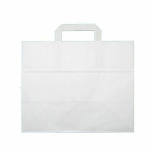 White paper block bottom bag BIG