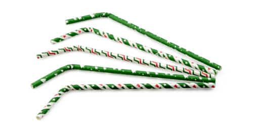 Bend paper (FSC®) Christmas straws