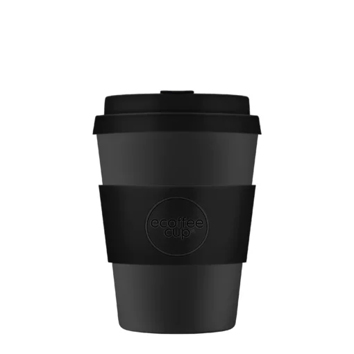 Reusable coffee mug 'Kerr and Napier' 12 oz 360 ml with lid and sleeve