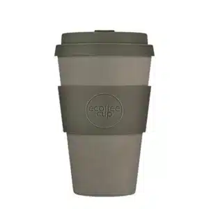 Herbruikbare koffiebeker 'Molto Grigio' 14 oz 400 ml met deksel en sleeve