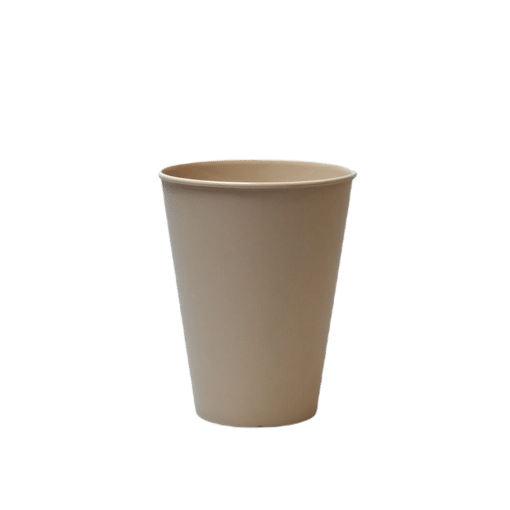 Tasse à café réutilisable en PP brun 180 ml