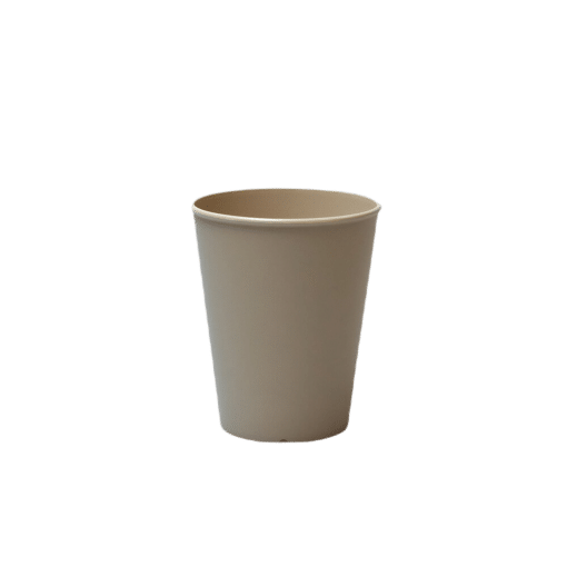Reusable coffee mug PP brown 200 ml
