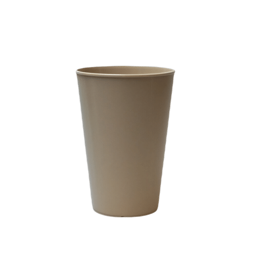Reusable coffee mug PP brown 400 ml