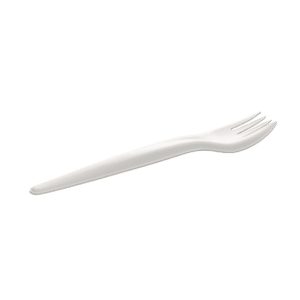 White paper fork 17 cm