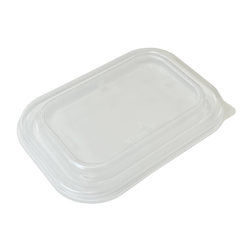 PP lid for rectangular menu trays