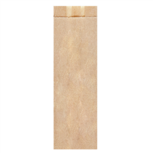 Sac à pain en papier kraft 14+9x46 cm